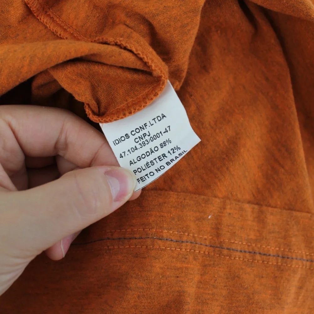 🆕 Idios Orange T-Shirt‎ Printed